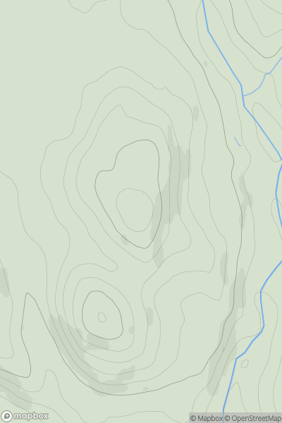 Thumbnail image for Gallow Hill [Central Scotland from Dumbarton to Montrose] [NS783987] showing contour plot for surrounding peak